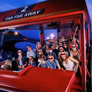 Dreamworks Tours Shrek's Adventure London Bus